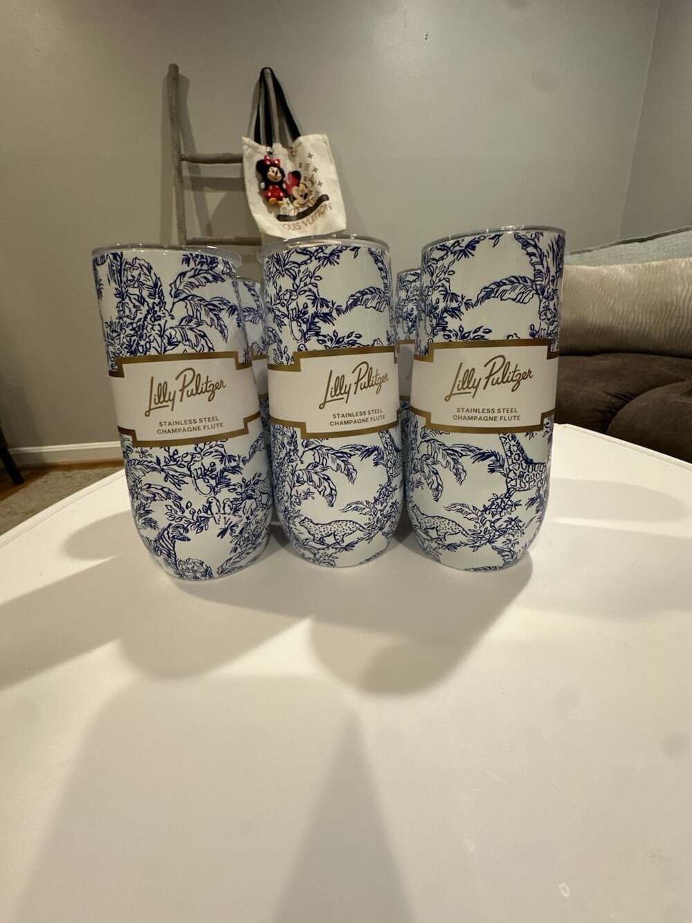 Lilly Pulitzer Stainless Steel Champagne Flute Tumbler Set - Picture 3 of 4